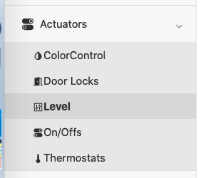 Dev GUI level Cluster