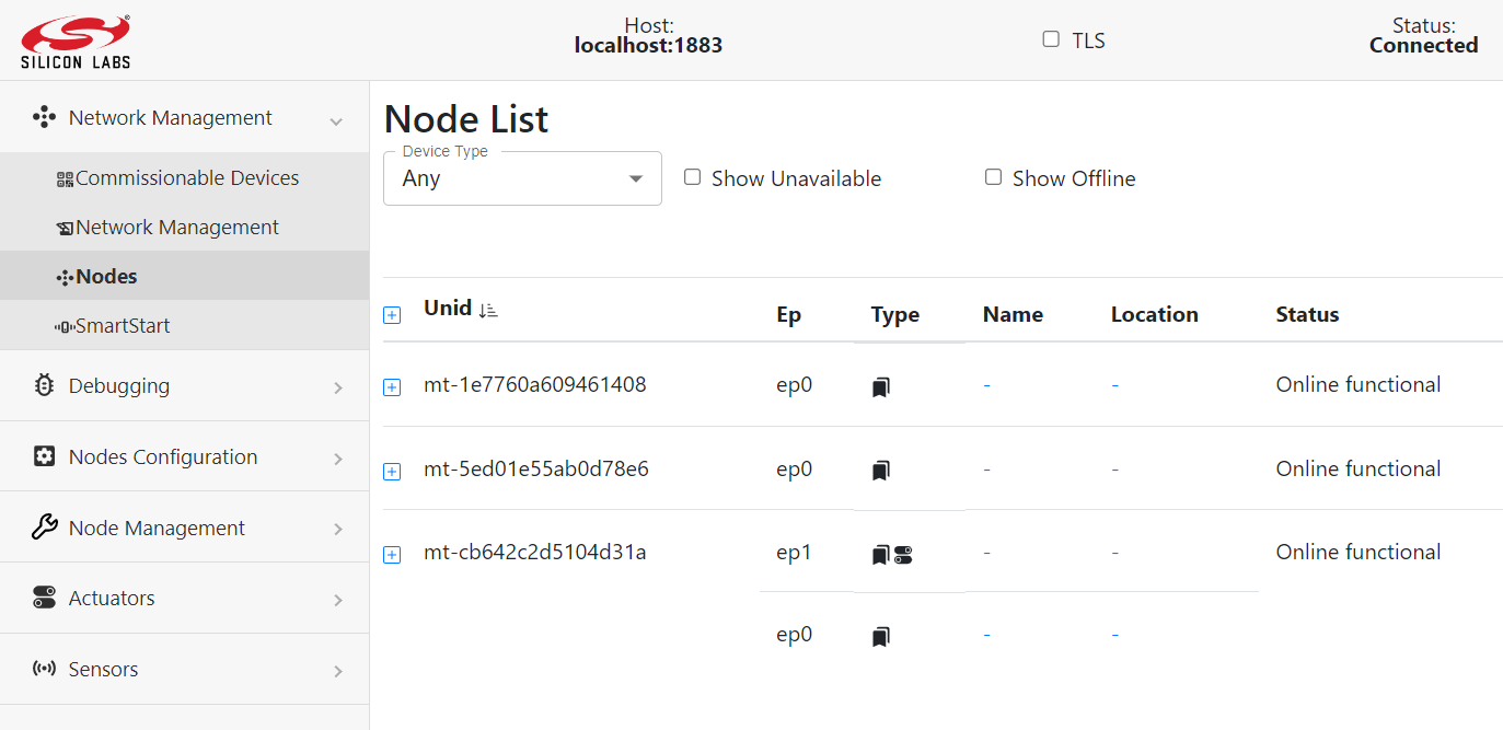 Unify Dev-GUI MPC Nodes